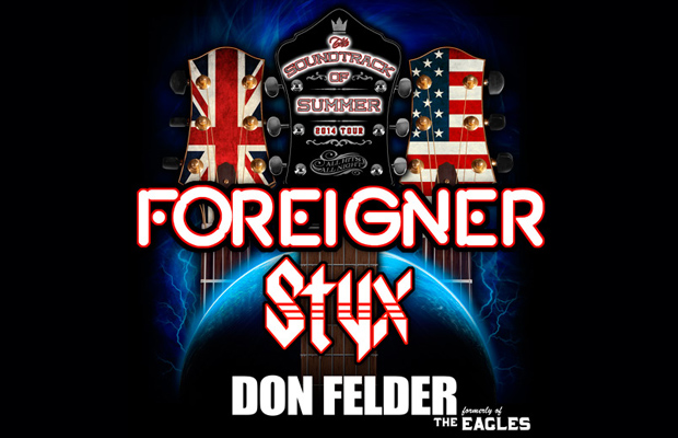 Styx, Foreigner and Felder Summer Tour 2014 “Soundtrack of Summer”