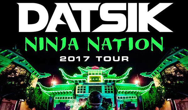 Datsik Announces “Ninja Nation” 2017 Concert Tour Dates – Tickets on Sale